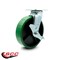 Service Caster 8 Inch Green Poly on Cast Iron Swivel Caster with Roller Bearing and Brake SCC SCC-30CS820-PUR-GB-TLB - alternate 5